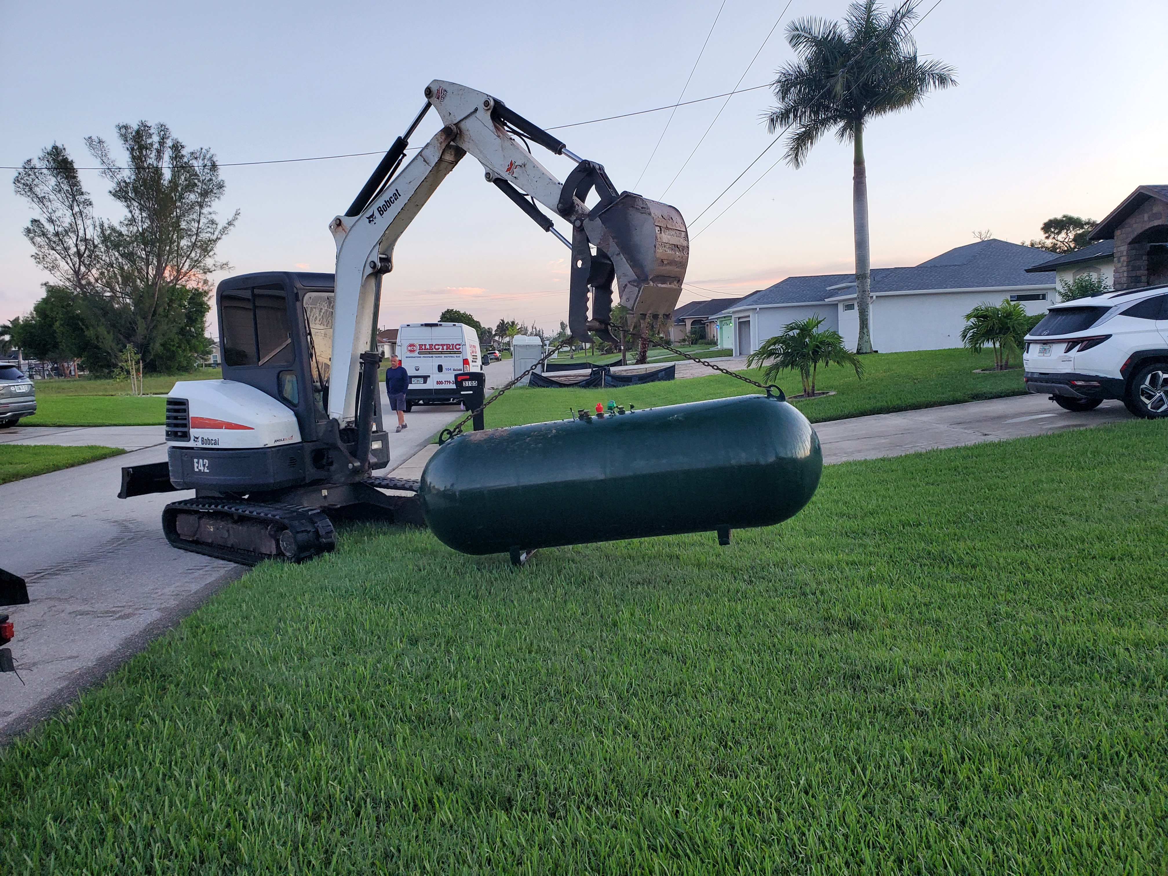 Propane Tank Installation