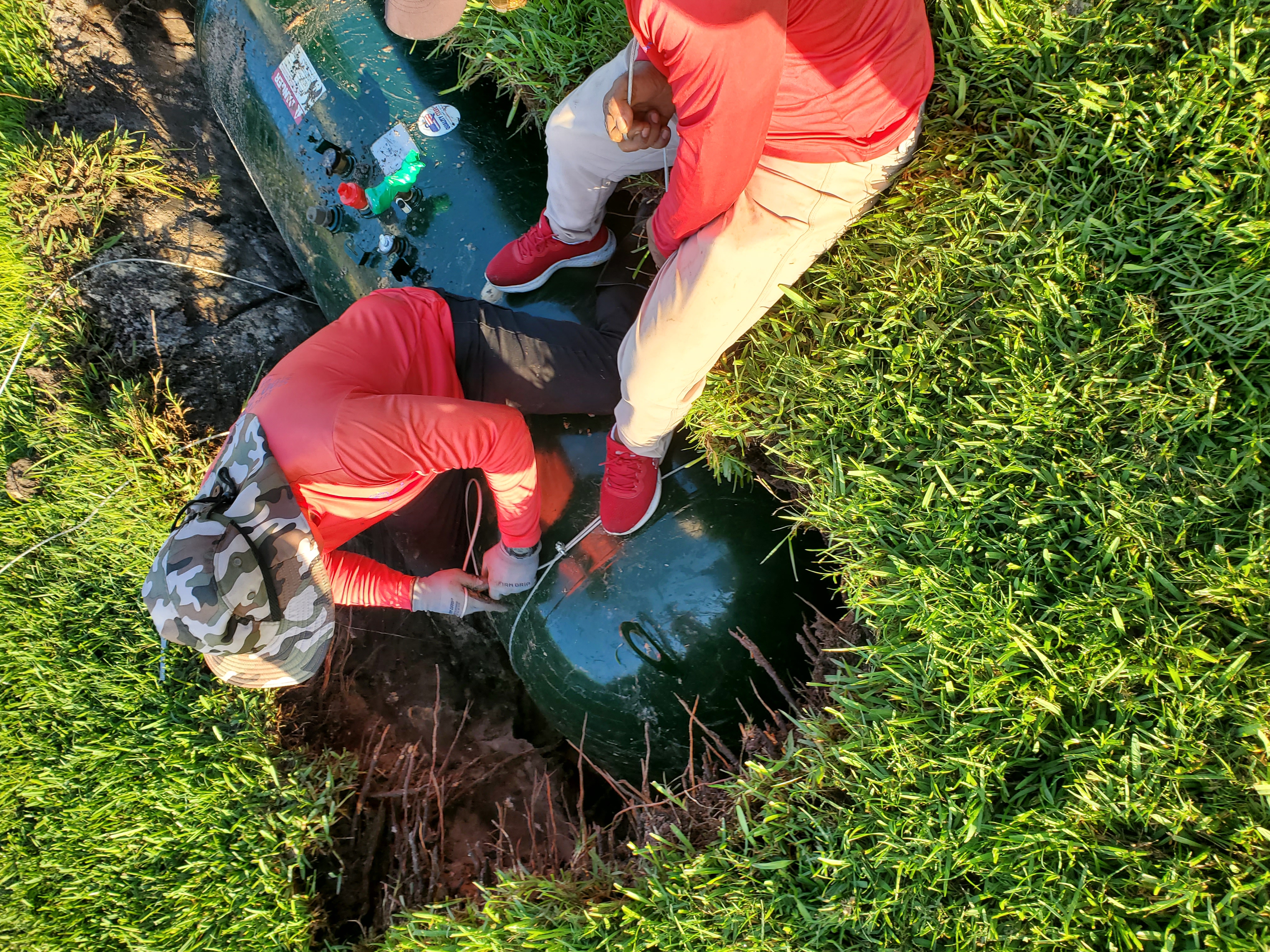 Propane Tank Installation Underground